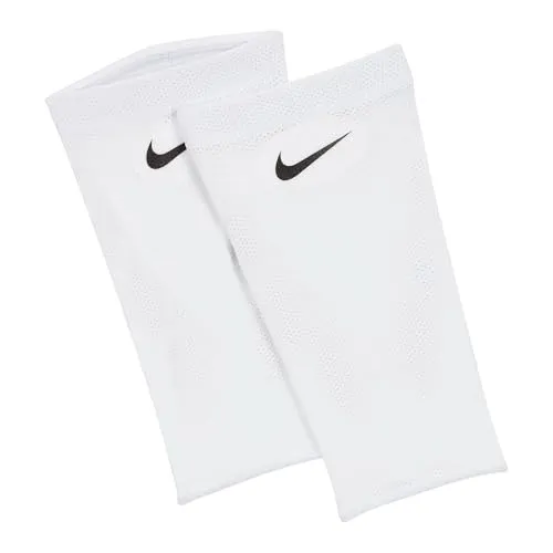 Nike Unisex Guard Lock Elite Football Schienbeinschoner Stutzen, White/Black/Black, XL