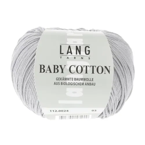 Lang Yarns Baby Cotton 024 Hellgraun
