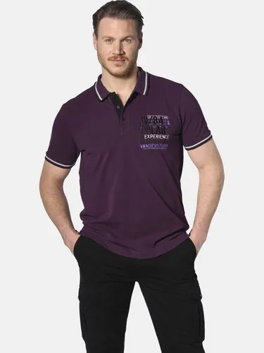 Jan Vanderstorm Poloshirt FRETU mit nordischen Print - Poloshirts für Herren in großen Größen, bietet außergewöhnlichen Komfort und lässige Ausstrahlung für Outdoor-Abenteuer.