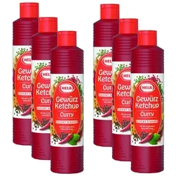 HELA Grillsauce 6x Ketchup Curry leicht scharf 800 ml von Hela