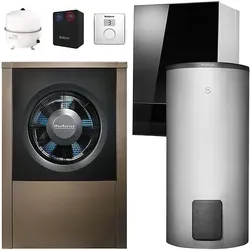 Buderus WLW196i-4 AR-3 Luft/Wasser-Wärmepumpe SH290S-B HS25.6