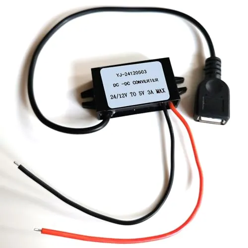 NXPUXP KFZ Netzadapter,Spannungswandler,DC-DC 12V zu 5V Spannungs-wandler,Stromrichter,Transformatoren,Regler und Wandler für Automobile,Instrumente usw.