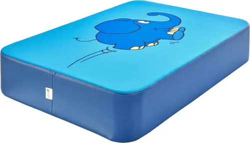 Hipp-Hopp Hüpfpolster Weichbodenmatte S dunkelblau - Robuste Hüpfmatte für Schule und Zuhause, rutschfest und waschbar – ideal für sicheren Spielspaß!