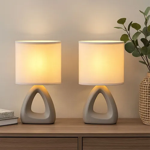 Elegante Tischleuchte im 2er Set von Globo