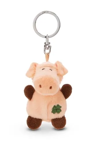 NICI Schlüsselanhänger Schwein mit Kleeblatt 5cm