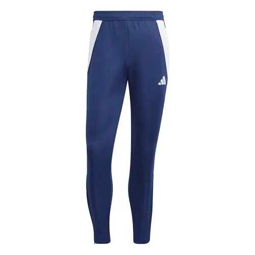 Adidas Tiro 24 Trainingshose - Blau - Trainingshose aus strapazierfähigem Doppelstrick mit AEROREADY Technologie für trockene Beine, ideal für intensives Training und umweltfreundlich aus 100% recycelten Materialien.
