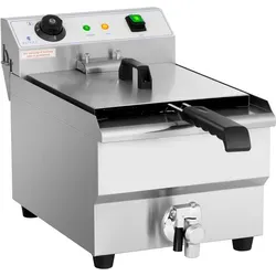 Royal Catering Fritteuse RCEF-13EHB, 3200 W - Effiziente Frittiertechnik - Fritteusen mit 13 l Fassungsvermögen und 3200 W Leistung, ideal für Gastronomie und große Frittiermengen.