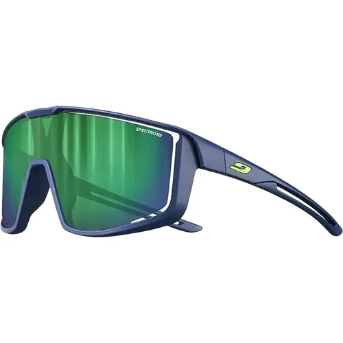 Julbo Fury S Jugend Sonnenbrille - Dunkel Blau, One Size - Sportbrillen für Jugendliche, mit UV-Schutz und stylischem Design für aktive Outdoor-Abenteuer.