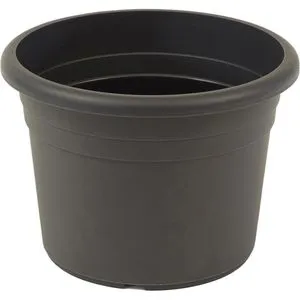 Greemotion Pflanztopf Fiona, 5 Liter, 25 x 25 x 18 cm, anthrazit, aus Kunststoff