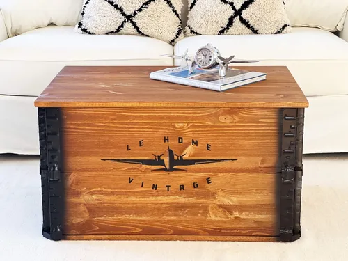 Massivholz Truhentisch von Uncle Joe´s