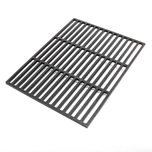 Gusseisen Grillrost eckig 45 x 35 cm massiv für Holzkohlegrill Gasgrill