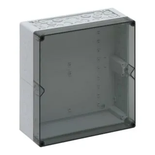 Spelsberg AKL 2-T Leerkasten transparent - Leergehäuse mit IP65 Schutzart, ideal für Standardinstallationen im Innenbereich. Transparentes Design ermöglicht einfache Sichtkontrolle der Inhalte.