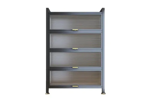 Produktbild FOXSPORT Mehrzweckschrank mit transparenten Türen