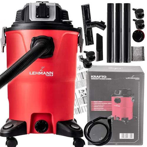 Lehmann Dace 30L Staubsauger ohne Beutel 3600W