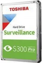 Toshiba S300 PRO Surveillance 10TB - Bulk Festplatte - Festplatte für Überwachungssysteme mit 10TB Speicher, optimiert für 24/7-Betrieb und hohe Zuverlässigkeit.