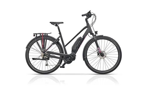 Airtracks E-Bike Trekkingrad 28 Zoll E-Bike Damen Trekking Fahrrad V-Tron SHIMANO STеPS E-6100 504W, 9 Gang, Kettenschaltung, Mittelmotor, 504 Wh, (Trekking Fahrrad SHIMANO ALIVIO RD-T4000 SGSL), - 44cm 48cm 52cm