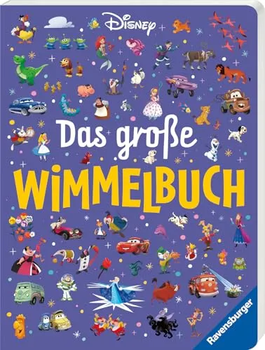 Disney Wimmelbuch: Das große offizielle Suchbuch - Wimmelbuch für Kinder ab 2 Jahren, fördert die Entdeckungslust und Fantasie in beliebten Disney-Welten.