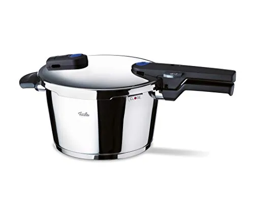 Fissler Induktions-Schnellkochtopf 3,5L - Edelstahl-Dampfkochtopf mit 2 Garstufen, ideal für schnelles und schonendes Garen. Stapelbar und für alle Herdarten geeignet, inklusive Sicherheits-System. Made in Germany.