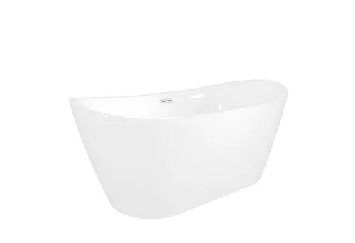 AcquaVapore Freistehende Badewanne F03 - 180x89cm, Weiß - Elegante freistehende Badewanne aus hochwertigem Acryl, ideal für entspannende Momente. Inklusive Abflussgarnitur und Überlaufschutz, für eine einfache Montage und stilvolles Ambiente.