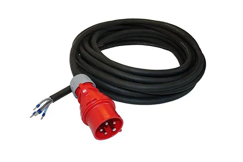 maxgo® 15m CEE Maschinen Anschlussleitung 16A 5G2,5 5x2,5 H07RN-F Elektro-Kabel, (1500 cm), 5x2.5mm²