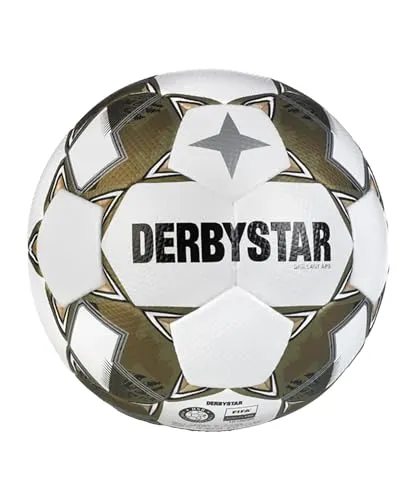 Derbystar Fussball Brillant APS v24 - Trainingsball für Fußball, handgenäht mit FIFA QUALITY PRO, bietet optimale Aerodynamik und langlebige Qualität für perfektes Spielverhalten.