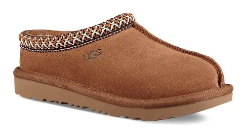 UGG K TASMAN II Hausschuh – Bequemer Plateau Clog mit Lammwolle - Hausschuhe mit kuscheliger Lammwolle, ideal für gemütliche Stunden zu Hause. Fällt klein aus, bitte eine Größe größer bestellen.