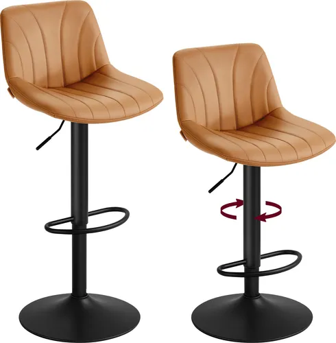 Hocker & Barhocker Braun von VASAGLE