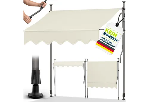 tillvex Klemmmarkise in gelb von tillvex