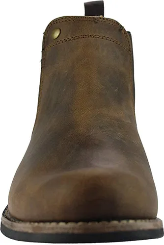 Woodland Herren Leder Dealer/Chelsea Stiefel DF1105 (42 EU) (Braun)