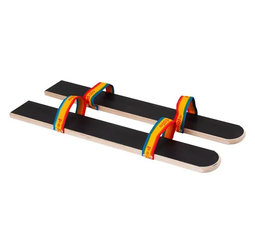 pedalo Sommerski Fußschlaufe 2er (80cm) - Rasenski für 2 Spieler, fördert Koordination und Teamfähigkeit, Made in Germany