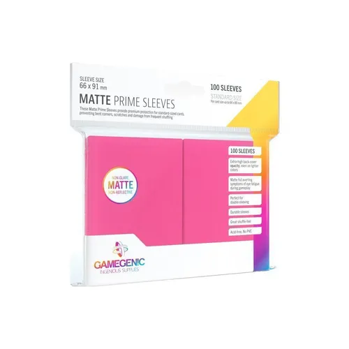 Gamegenic Sammelkarte Gamegenic - Matte Prime Sleeves Pink (100 Sleeves)