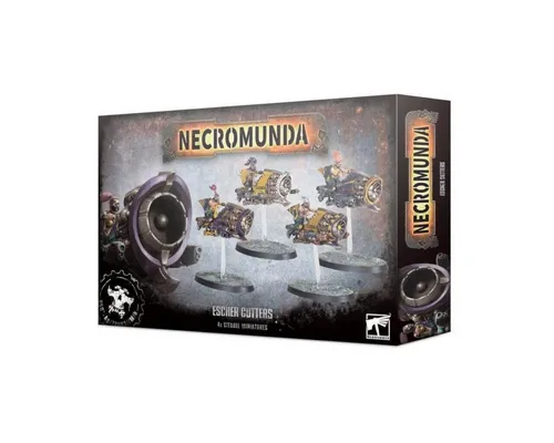 WARHAMMER 40K - NECROMUNDA: ESCHER CUTTERS - Farben für dekorative Zwecke, ideal für detailreiche Modelle und Miniaturen in der Warhammer-Welt.