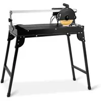 EBERTH Fliesenschneidmaschine Nass 800W, 620mm Schnittlänge - Fliesenschneider mit leistungsstarker 200mm Diamanttrennscheibe und Wasserpumpe für staubfreies Schneiden, ideal für Fliesen, Marmor und Keramik.