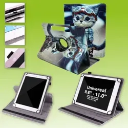 Für Lenovo Tablet Motiv Muster 360 Grad Rotation Tasche Kunst-Leder Hülle Etuis Cover Schutz Case Zubehör
