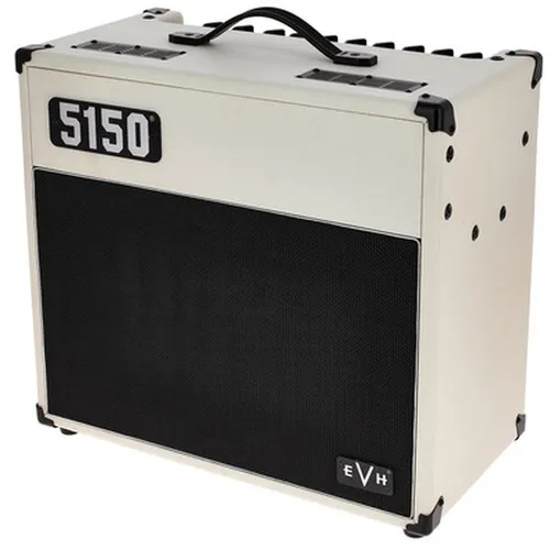 Evh 5150 Iconic 15W 1X10 Combo IVY - Röhren Combo Verstärker für E-Gitarre, 15 Watt Leistung, 2 Kanäle mit vielseitigen Reglern und eingebautem Reverb für kraftvollen Sound in kompakter Größe.