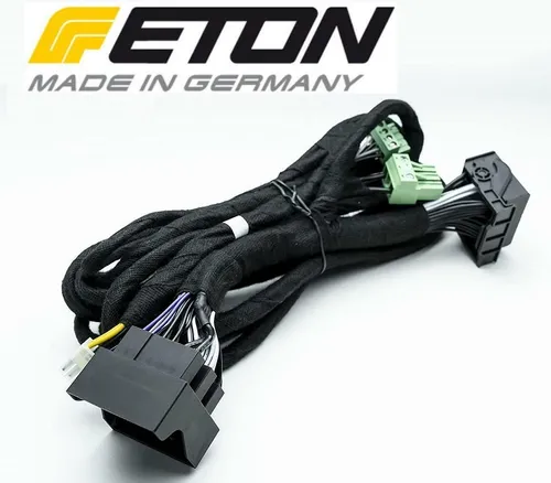 Eton ACCVWTCC Stromkabel - Netzkabel für VW T6 & T6.1, Plug & Play Anschluss für ETON MICRO120.2 Verstärker und USB6 Subwoofer, 3,5 m Länge für einfachen Einbau.