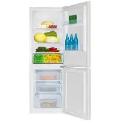 Amica KGCL 386 Kühl- und Gefrierkombination - Freistehende Kühl- und Gefrierkombination in Weiß, Energieeffizienzklasse E, ideal für platzsparende Küchen.