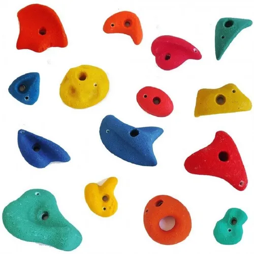 15er Set Klettersteine für Kinder von Gartenpirat