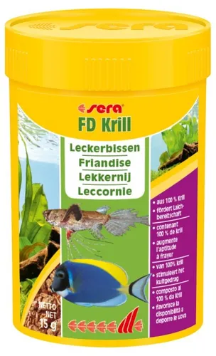 sera FD Krill Nature, 100 ml Leckerbissen (4,43 EUR/100 ml) von sera