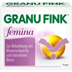 GRANU FINK femina - Pflanzliches Arzneimittel gegen Blasenschwäche - Arzneimittel zur Linderung von Inkontinenz bei Frauen, stärkt die Blasenfunktion und reduziert Harndrang mit natürlichen Inhaltsstoffen wie Arzneikürbis und Hopfen.