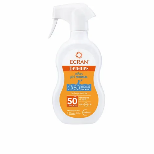 Ecran Denenes Leche Protectora SPF 50+ - Sonnencreme für Kinder mit SPF 50+, wasserfest und ideal für alle Hauttypen. Schützen Sie die zarte Haut Ihres Kindes optimal während der Sonnenstunden!