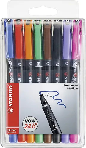 STABILO Folienstift OHPen universal permanent 8er Etui 1,0 mm M