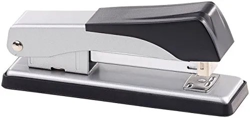 General Office Bürotacker: Büroheftgerät aus Metall und Kunststoff, für 20 Blatt, schwarz/silbern (Bürohefter, Heftzange, Heftklammern)