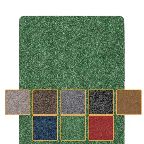 ANRO Fußmatte Schmutzfangmatte Türmatte rutschfest Fußabstreifer abwaschbar robust für Eingang, Haustür, Flur innen & außen Poet Küche, 120 x 40 cm (Rechteckig)