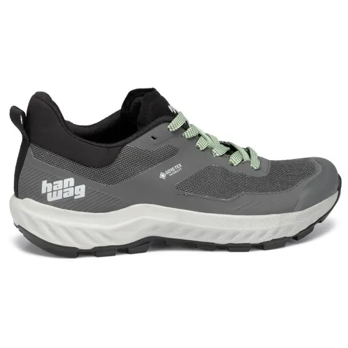 Hanwag Kaduro Light Lady GTX anthracite/black – Leichte Wanderschuhe für Damen - Wanderschuhe für Damen mit GORE-TEX Invisible Fit Technologie für Wasserdichtigkeit und Atmungsaktivität. Ideal für anspruchsvolle Wanderungen, leicht und langlebig mit optimalem Grip.