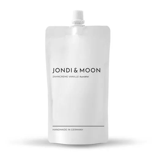 JONDI&MOON Zahncreme Vanille fluoridfrei | Nachfüllbeutel