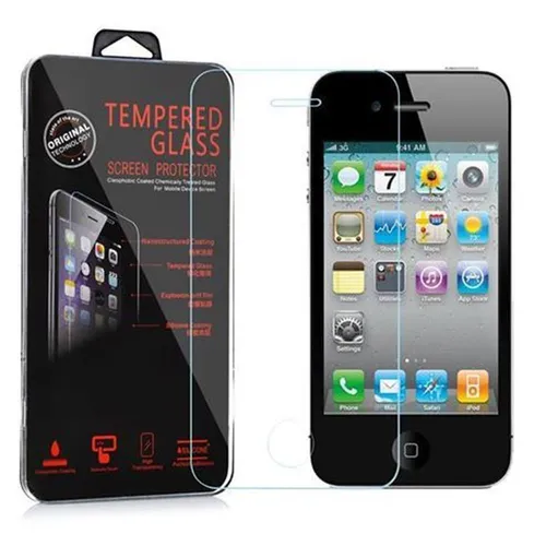Panzerfolie für Apple iPhone 4 / 4S Schutzfolie Tempered Glas