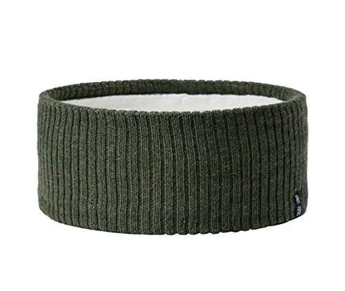 Enter the Complex Stirnband für Damen und Herren, 100% Merino Wolle in Olive - Stylisches und weiches Kopfband aus 100% Merino Wolle, ideal für kalte Wintertage. Bietet optimalen Komfort und Wärme.