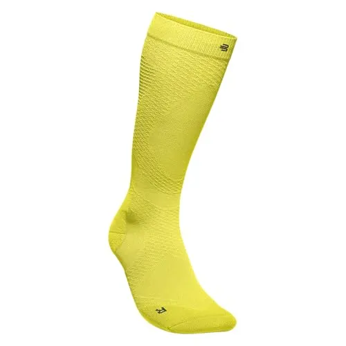BAUERFEIND Run Ultralight Compression Socks, Women, Lemon Yellow, L 41-43