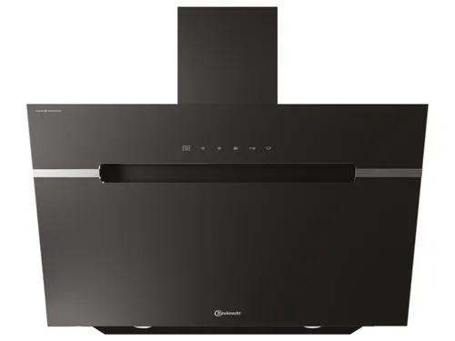 Bauknecht BHVS 91F LT DP K Wandhaube - Dunstabzugshaube mit Energieeffizienzklasse A+, 740 m³/h Absaugleistung und Randabsaugung für klare Sicht beim Kochen.